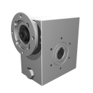 Clean-Geartech VFI I50, worm gear Ø25, 80:1, input 63B14, B3, OF320, stainless steel