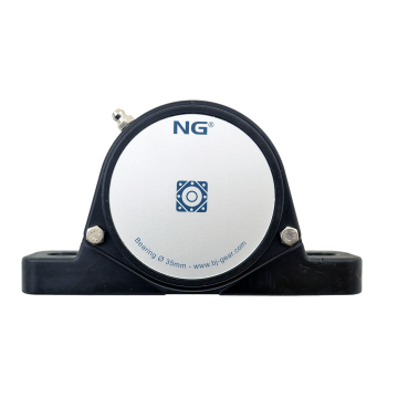 NG waterproof pillow block bearing SF2 Ø35, 2-bolt, closed cover